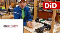 948.  Ploter laserowy Otrur + LighBurn + Webcamera  Bingo!