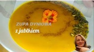 Zupa z dyni z jabłkiem.