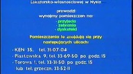 Fragment Reklam PTK Ryntronik S. A.  Telewizji Kablowej z Nysy 1997 rok