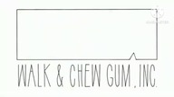 Walk and Chew Gum Inc Logo History