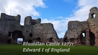 Ruiny Rhuddlan Castle 1277 - Walia