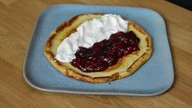 Delikatny OMLET z samych jajek.  Podany na słodko