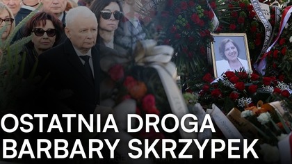 GRÓB BARBARY SKRZYPEK ZATONĄŁ W KWIATACH.  TAK WYGLĄDAŁA JEJ OSTATNIA DROGA