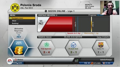 Wkurzony koleś gra w FIFE 13