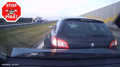 Nerwowa reakcja na hamującego busa - czy było to potrzebne? STOP PIRAT