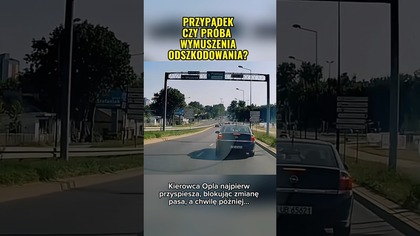Najpierw przyspiesza potem hamuje  Co tu się wydarzyło? #dashcam #lublin #polskiedrogi #kierowcy