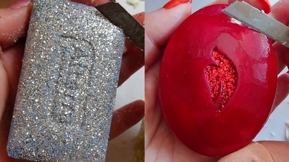 Soap Carving ASMR Relaxing Sounds no talking Satisfying ASMR Video