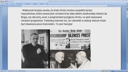 O.  Feeney był po właściwej stronie