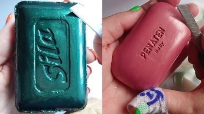 Soap Carving ASMR Relaxing Sounds no talking Satisfying ASMR Video #soapcarving #soapcuttingvideo