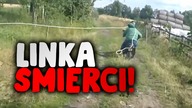 MOTOCYKLISTA LEDWO PRZEZYL