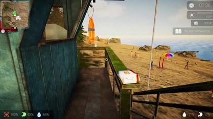 Plaża Gotowa na Turystów i Szybka Wizyta w Żabce  | #2 | Lifeguard Simulator: Demo