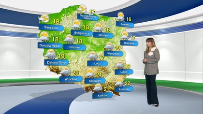 Prognoza pogody na TVN Meteo (12. 10. 2023)