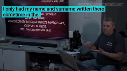 Cud. B&oacute;g zapisał kartkę. God wrote on a blank page. 