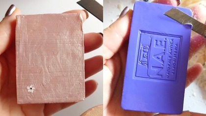 Soap Carving ASMR Relaxing Sounds no talking Satisfying ASMR Video
