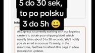 Polski czas na Aliexpress #zwrot #aliexpress