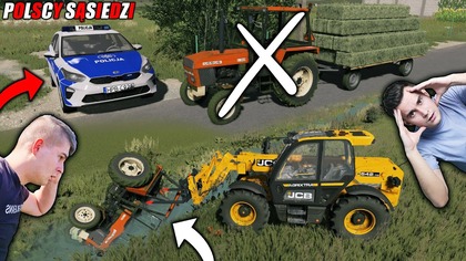 WYCIĄGAMY URSUSA Z ROWU DOSTAŁEM WIELKI MANDAT PRZEZ KOLIZA ZABIORĄ MI ... POLSCY SĄSIEDZI S2154