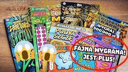 Zdrapki Lotto  Uffff...  udało się!  Odcinek na plusie! 