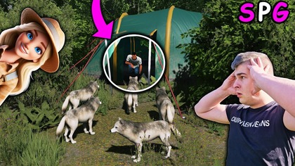 MUSIAŁEM UCIEKAĆ PRZED WILKAMI W LESIE NIE MOGĘ WYJŚĆ Z NAMIOTU ZAROBIŁEM DUŻO KASYSPG 25