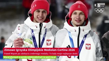 Paweł Wąsek po zdobyciu srebrnego medalu: To były moje najlepsze skoki [KS Sport]