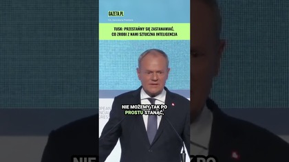 Tusk o sztucznej inteligencji: Nie możemy powiedzieć: Nie mamy z nią szans #shorts