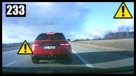 Agresywny kierowca w Audi