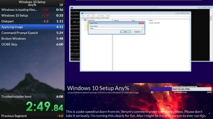 Installing Windows 10 in 5 minutes