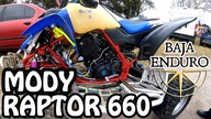 Ciekawostki techniczne Yamaha Raptor 660 - wersja - Baja