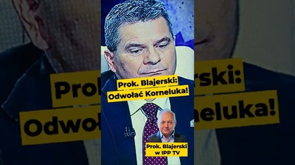 Prok. Blajerski: Odwołać Korneluka! #PiStoMAFIA #Korneluk #Ziobro #prokuratura #polityka #IPPTVNaŻywo