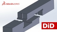 SW12.  Solidworks: Japan Joinery: Kanawa Tsugi