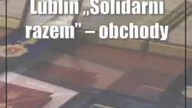 Lublin: Solidarni razem  obchody 2.  rocznicy rosyjskiej agresji na Ukrainę