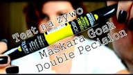 Test na żywo - Maskara Gosh Double Precision