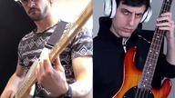 BASS BATTLE with David504 #davie504 #bassguitar #slapbass