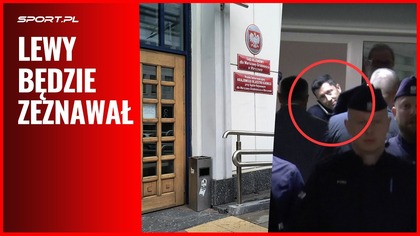 Robert Lewandowski stawił się w sądzie.  Dziennikarze odcięci