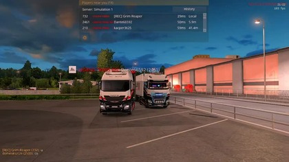 Live ETS2 Konw&oacute;j między firmowy Gospodarz konwoju Legend Trans Wirtualna Spedycja.