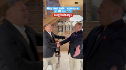 Happy Birthday BracieŚwiętujemy razem 102 lata #happybirthday #urodziny #zabawa #golec #bracia