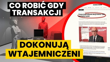 Co robić gdy transakcji dokonują WTAJEMNICZENI? LICZBY NIE POZOSTAWIAJĄ ZŁUDZEŃ
