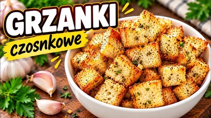 Najlepsze domowe GRZANKI CZOSNKOWE w 10 minut!
