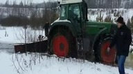 Tak się kończy offroad zimą