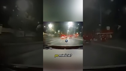 300 km/h po mieście?!  Taki finał może być tragiczny #polscykierowcy #shorts