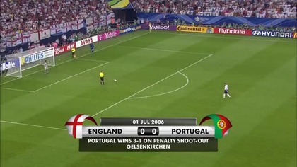 MŚ Niemcy 2006 - Anglia-Portugalia 0:0, karne 1:3 (01. 07. 2006)