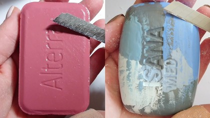 Soap Carving ASMR Relaxing Sounds no talking Satisfying ASMR Video