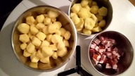Kiszka ziemniaczana na bogato kiełbaski ziemniaczane