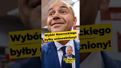 Prok.  Blajerski: Wybór Nawrockiego byłby unieważniony! #Nawrocki #Batyr #wybory #SądNajwyższy