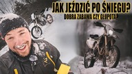 Jak jechać motocyklem po śniegu żeby nie zrobić sobie krzywdy? Czy da się tego nauczyć