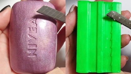 Soap Carving ASMR Relaxing Sounds no talking Satisfying ASMR Video