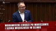 Artur Gierada zauważył brak Morawieckiego na sali: Chodzi po Warszawie i szuka większości w Sejmie