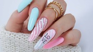 pastel valentines nails art tutorial /Elisium Nails