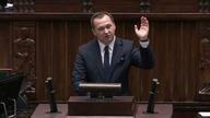 BORYS BUDKA ZASŁONIŁ SIĘ KOBIETĄ