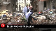 Ślub w ruinach.  Para wolontariuszy powiedziała sobie tak mimo trwającego ostrzału Charkowa