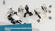 LEGO Gwiezdne Wojny | 75320 --- Zestaw bitewny ze szturmowcem śnieżnym --- budowanie